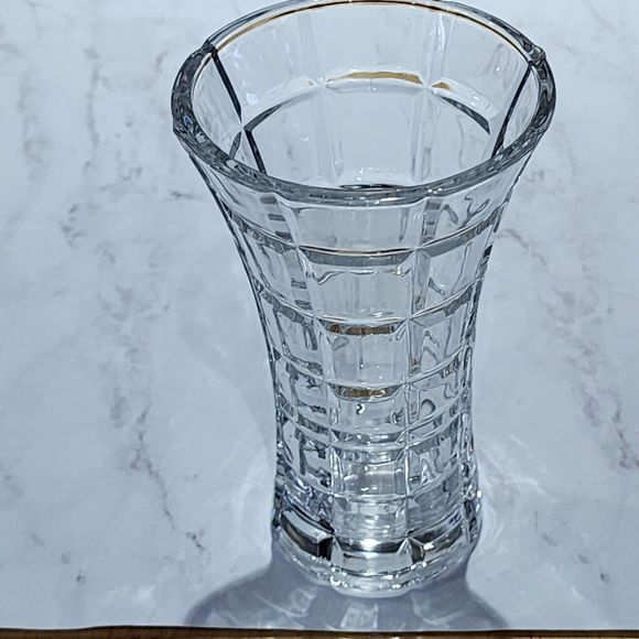 Vintage Crystal Clear Bud‎ Vase 4.7x2.7inch Japan - Picture 3 of 13